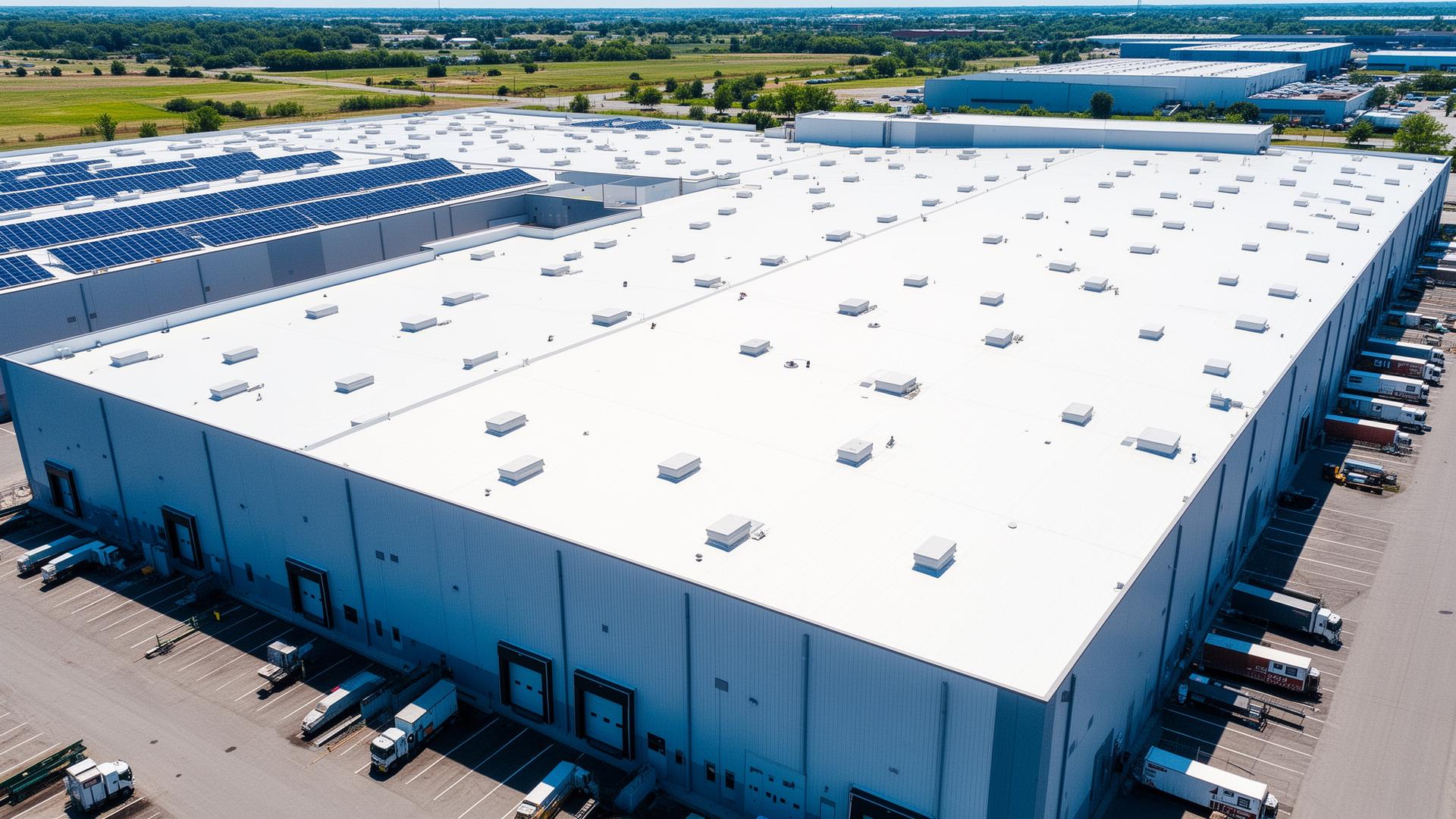 Large commercial roof project